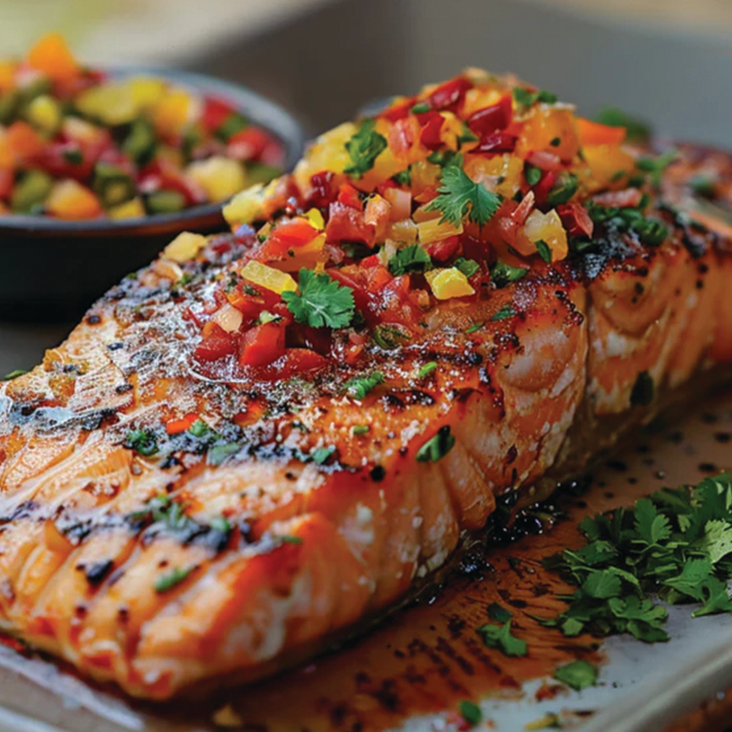 Teriyaki Grilled Salmon