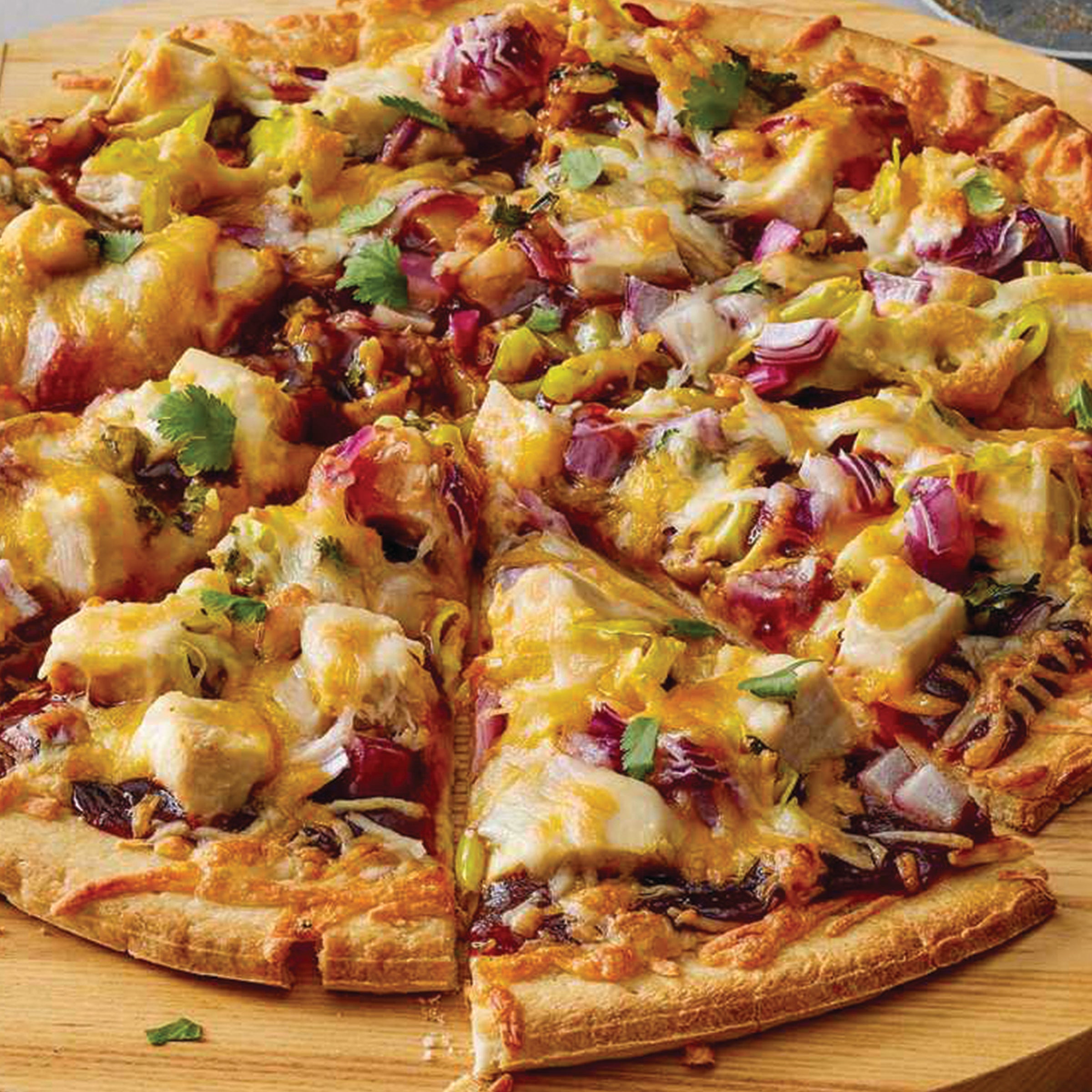 Chicken and Veggie Grilled Pizza
